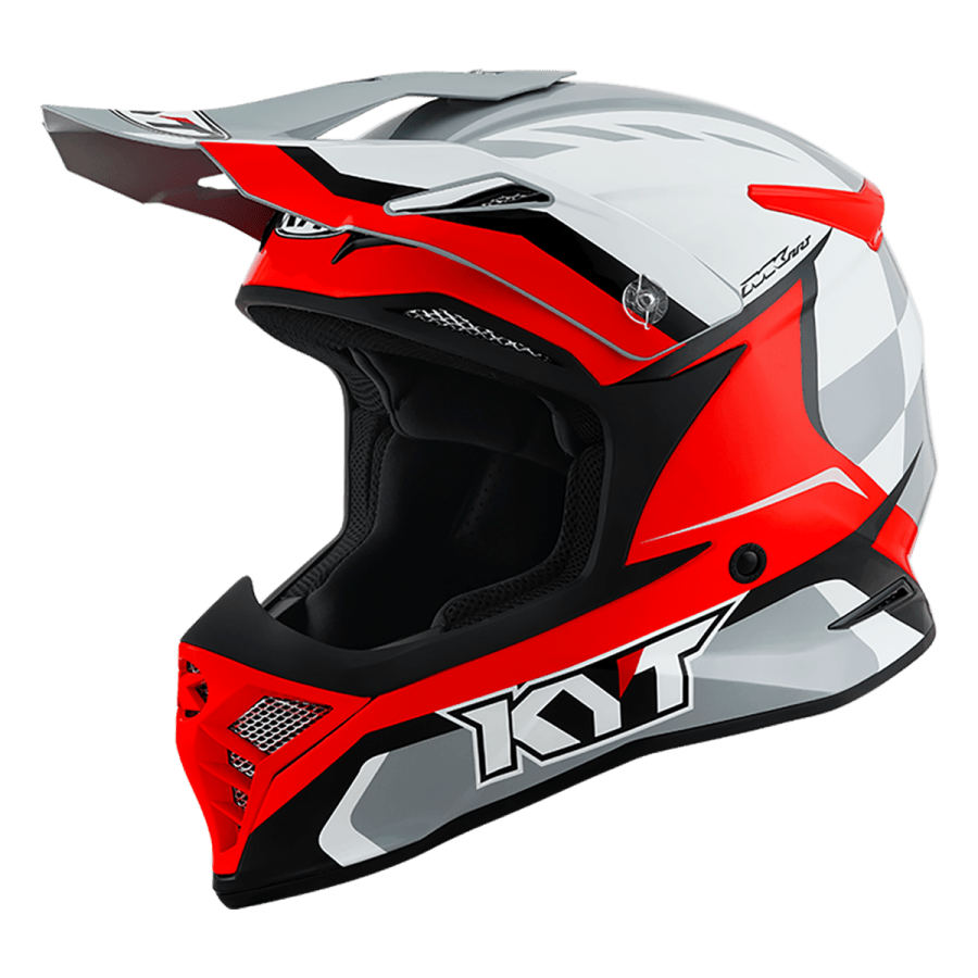 KYT SKYHAWK GLOWING WHITE/RED