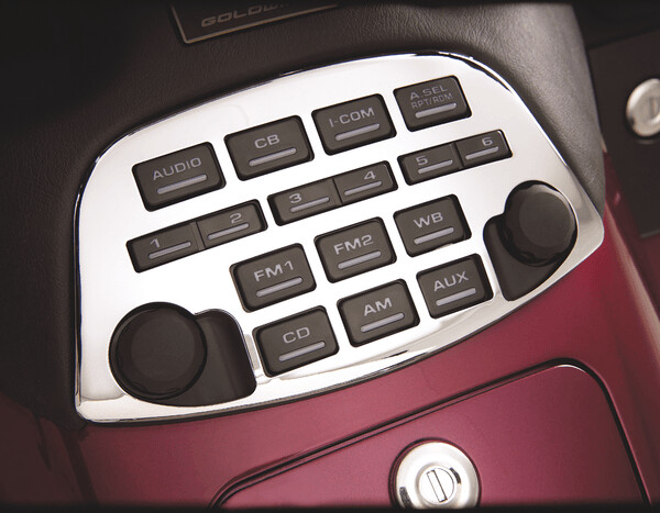 Embellecedor cromado panel de radio GL1800 HONDA GOLDWING
