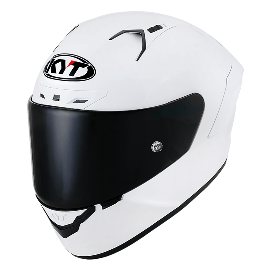 KYT NZ RACE PLAIN MATT WHITE