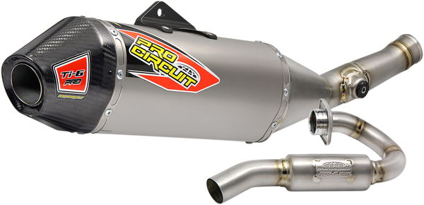 Sistema de escape Ti-6 PRO CIRCUIT EXHAUST TI6 PRO TI W/CF KAWASAKI KX 450 F