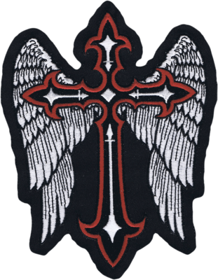 Parche Winged Cross