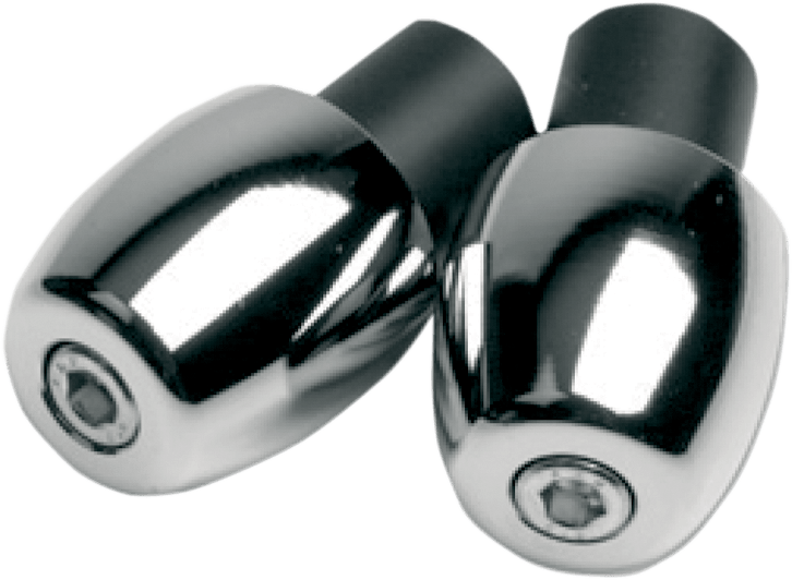 Tapones para manillares en acero de 22mm (7/8") BAREND CHROME TRW MCL217-SC