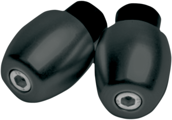 Tapones para manillares en acero de 22mm (7/8") BAREND STEEL BLK TRW MCL217-SS