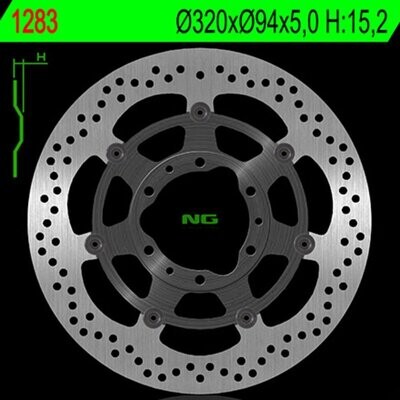 Disco de freno NG 1283 Ø320 x Ø94 x 5 Honda CBR 1000 RR