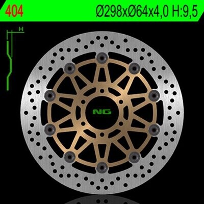 Disco de freno NG 404 Ø298 x Ø64 x 4 Yamaha