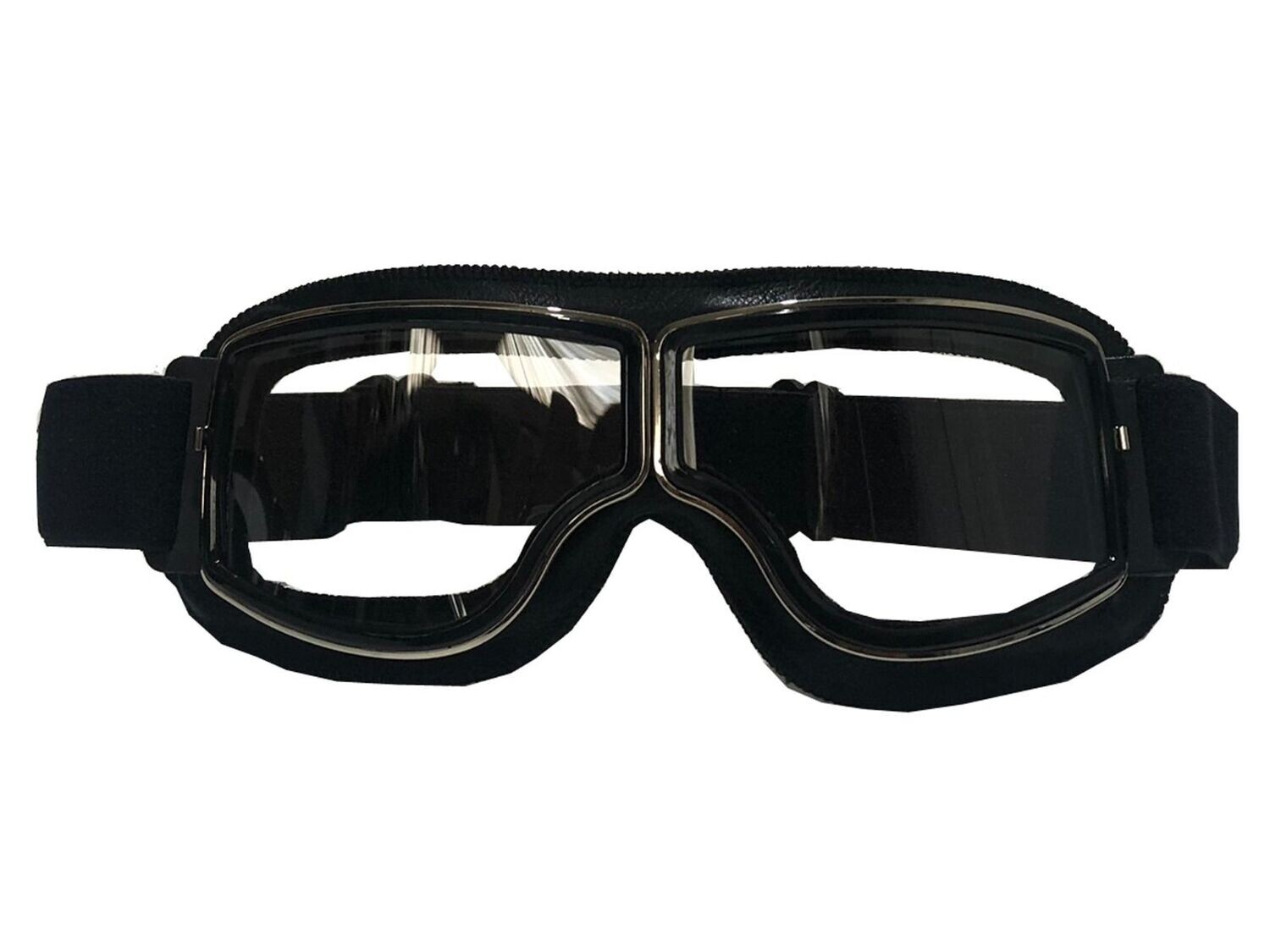 GOOGLES SUPRA TRANSPARENTES NEGRAS