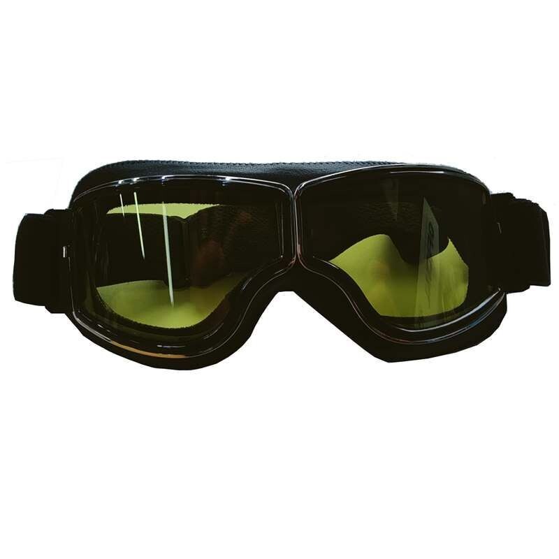 GAFAS GOOGLES SUPRA NEGRAS CRISTAL AMARILLO