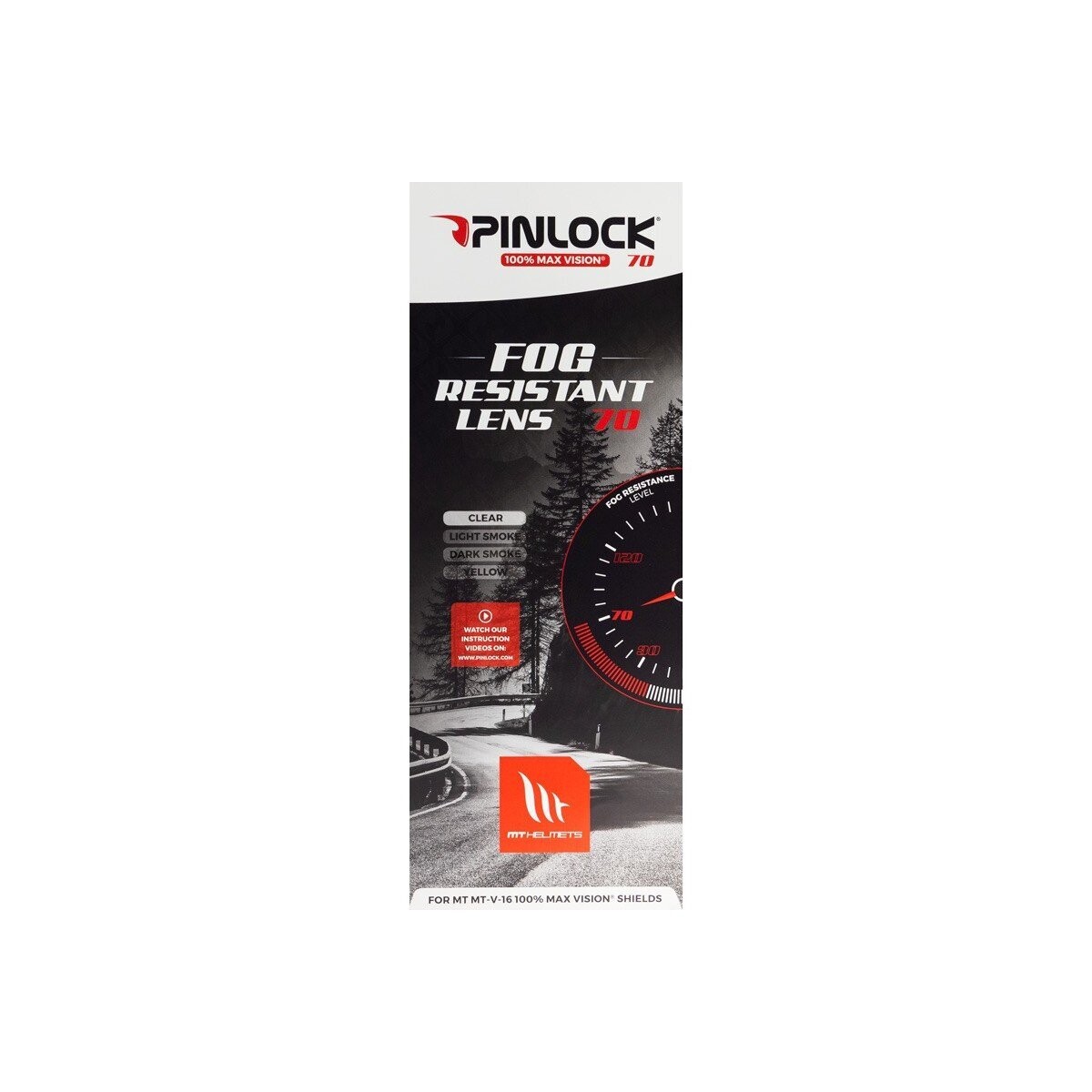 Pinlock MaxVision Antivaho MT HELMETS V-16 DKS193 Atom