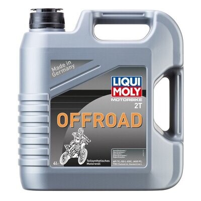 Garrafa 4L de aceite Liqui Moly 2T OFFROAD Garrafa 4L de aceite Liqui Moly 2T OFFROAD