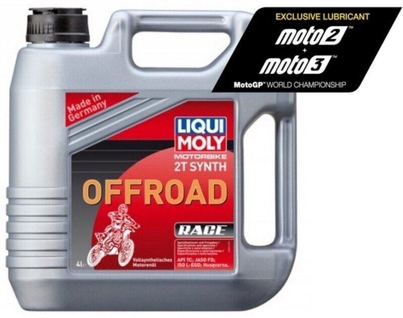 Garrafa 4L aceite Liqui Moly 100% sintético 2T Off-Road