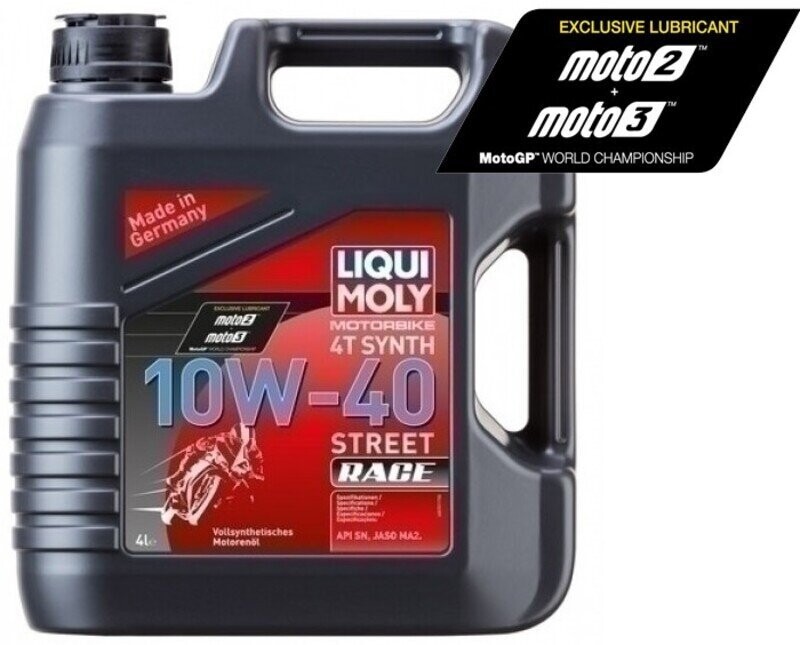 Garrafa 4L aceite Liqui Moly 100% sintético 10W-40 Street Race