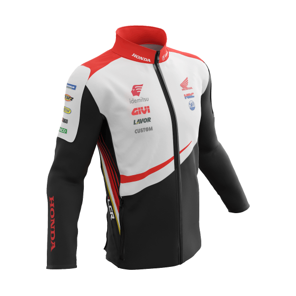 CHAQUETA LCRT 22 SF1 BLACK/WHITE/RED