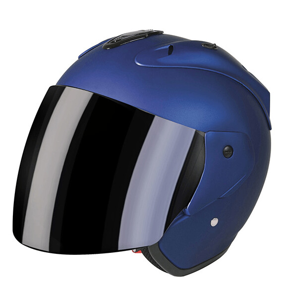 Stormer Casco Jet Sun Evo MATE METALIZADO AZUL PROFUNDO