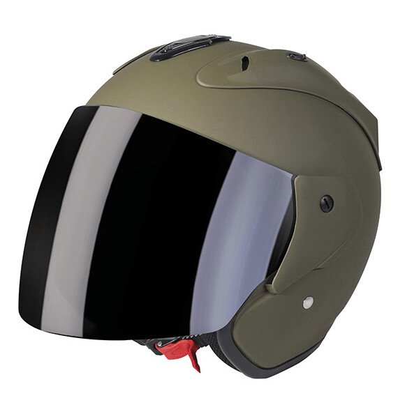 Stormer Casco Jet Sun Evo CAQUI MATE