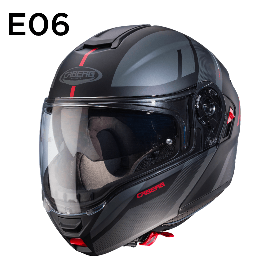 CABERG LEVO X MANTA MATT BLACK/ANTHRACITE/RED