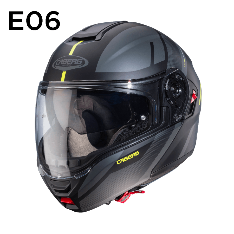 CABERG LEVO X MANTA MATT BLACK/ANTHRACITE/YELLOW FLUO