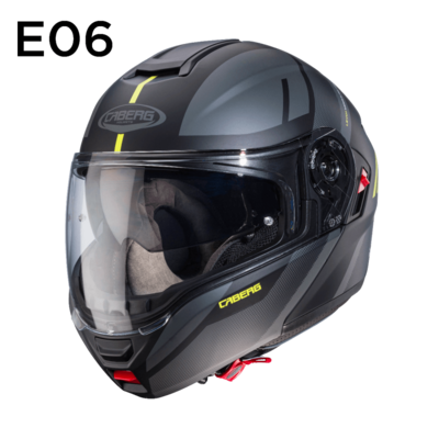 CABERG LEVO X MANTA MATT BLACK/ANTHRACITE/YELLOW FLUO