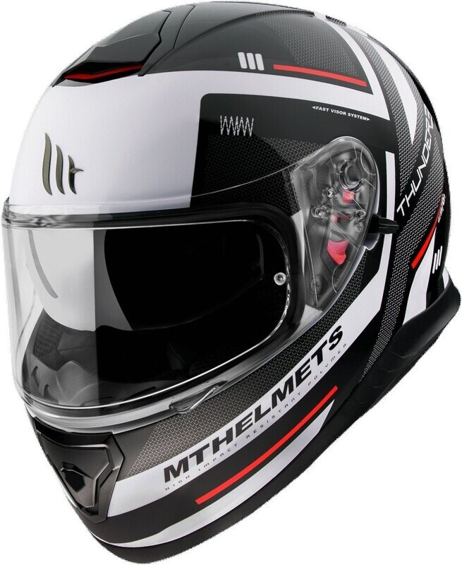 Mt Helmets THUNDER 3 SV CARRY E0 GLOSS PEARL WHITE