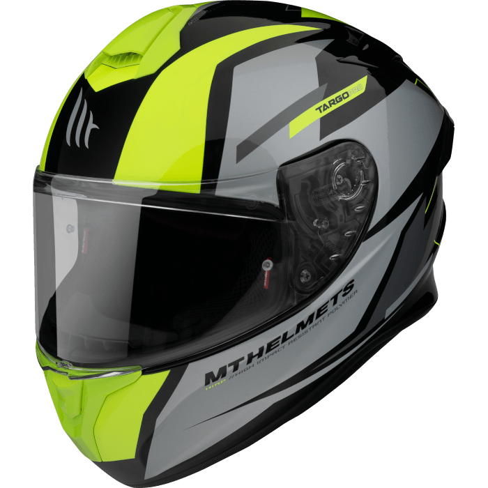 HELMET MT FF106PRO TARGO PRO SOUND A3 GLOSS FLUOR YELLOW