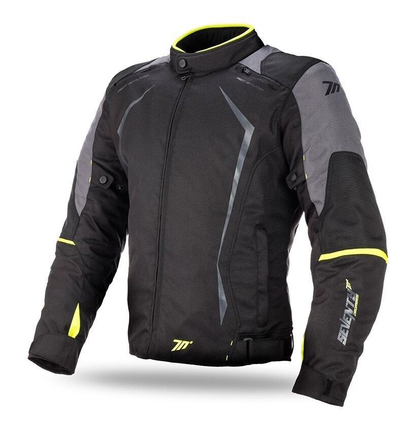 CHAQUETA SD-JR47 INVIERNO RACING HOMBRE NEGRO/AMARILLO