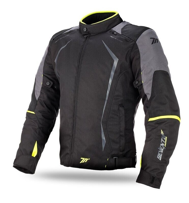 CHAQUETA SD-JR47 INVIERNO RACING HOMBRE NEGRO/AMARILLO