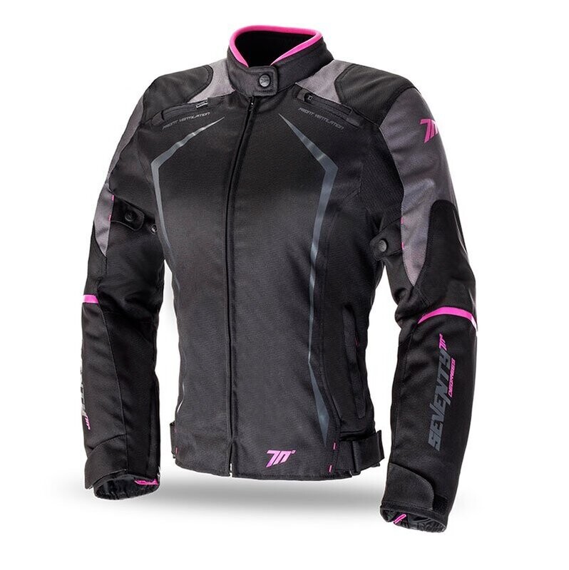CHAQUETA SD-JR49 INVIERNO RACING MUJER NEGRO/ROSA