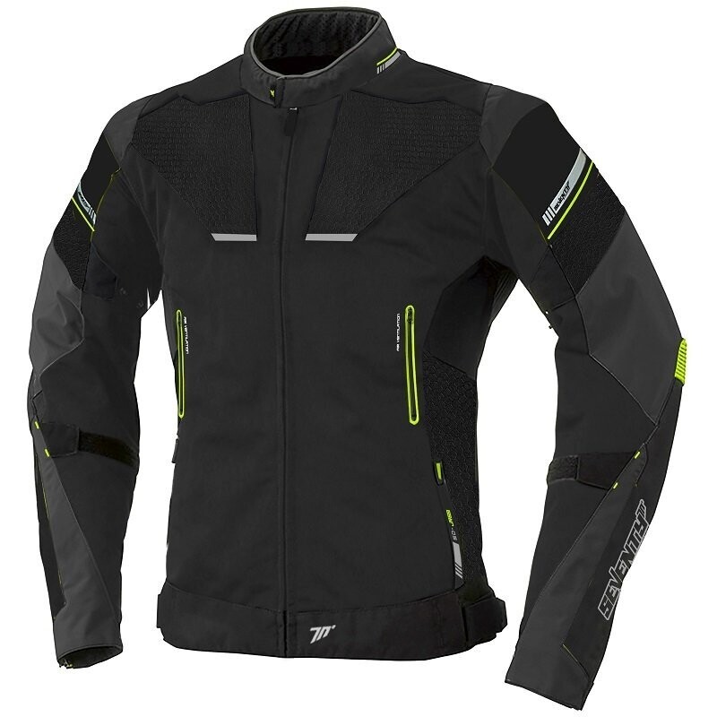 CHAQUETA SD-JR71 INVIERNO RACING MUJER NEGRA/AMARILLO FLUOR