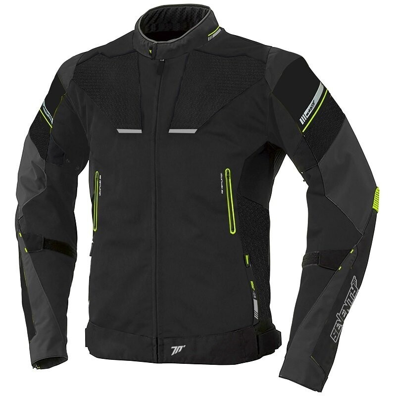 CHAQUETA SD-JR69 INVIERNO RACING HOMBRE NEGRA/AMARILLO FLUOR