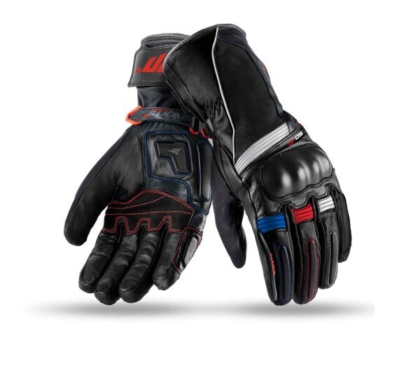 GLOVE SD-T1 WINTER TOURING MAN BLACK/RED/BLUE