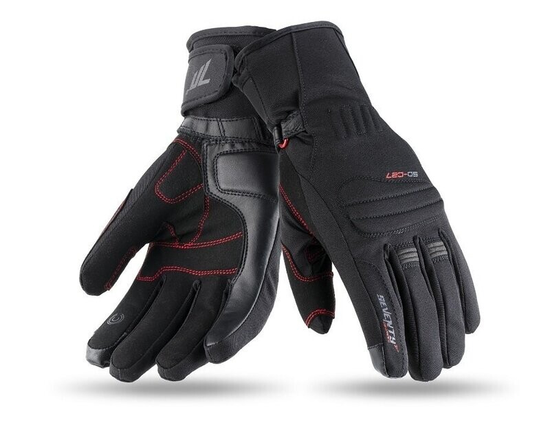 GUANTE SD-C27 INVIERNO TOURING MUJER NEGRO