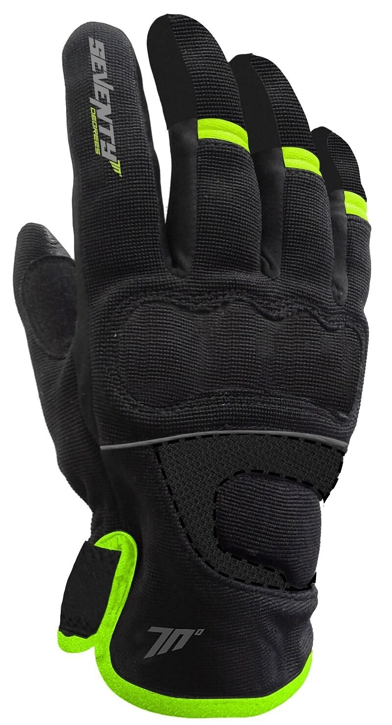 GUANTE SD-C43 INVIERNO URBAN HOMBRE NEGRO/AMARILLO