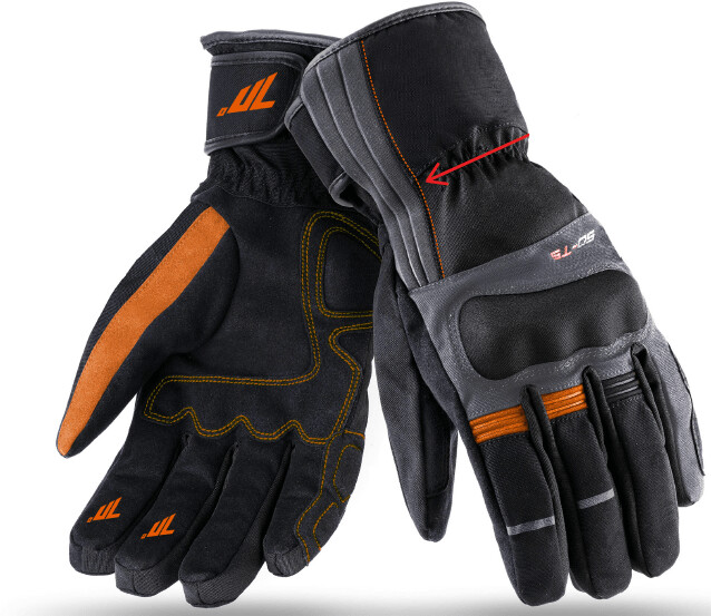 GLOVE SD-T5 WINTER TOURING MAN BLACK/DARK GREY/ORANGE