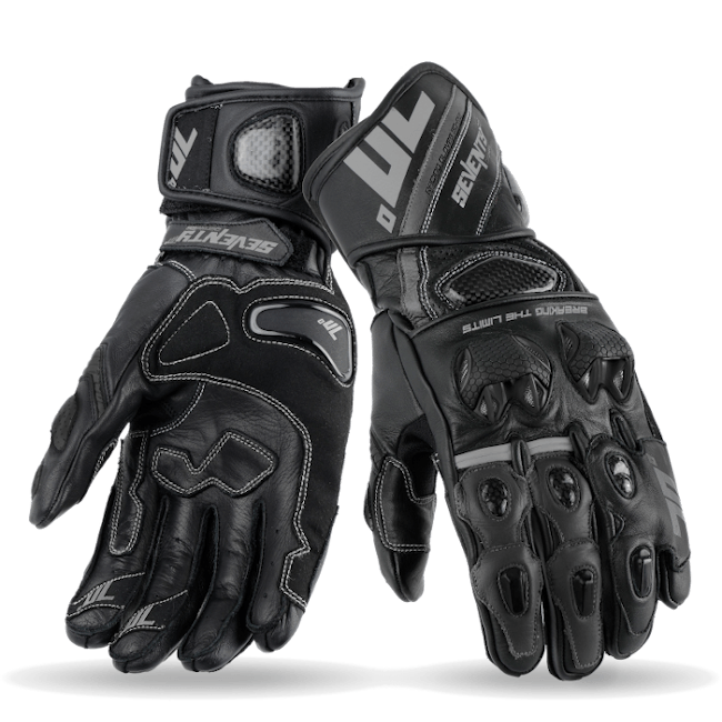 GUANTE SD-R12 VERANO RACING HOMBRE NEGRO