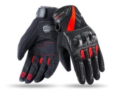 GUANTE SD-N14 VERANO NAKED HOMBRE NEGRO/ROJO