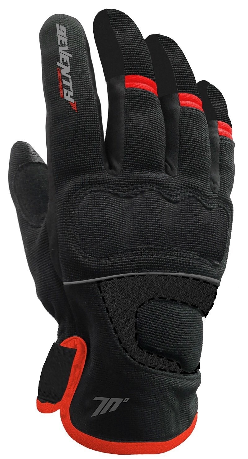 GUANTE SD-C43 INVIERNO URBAN HOMBRE NEGRO/ROJO