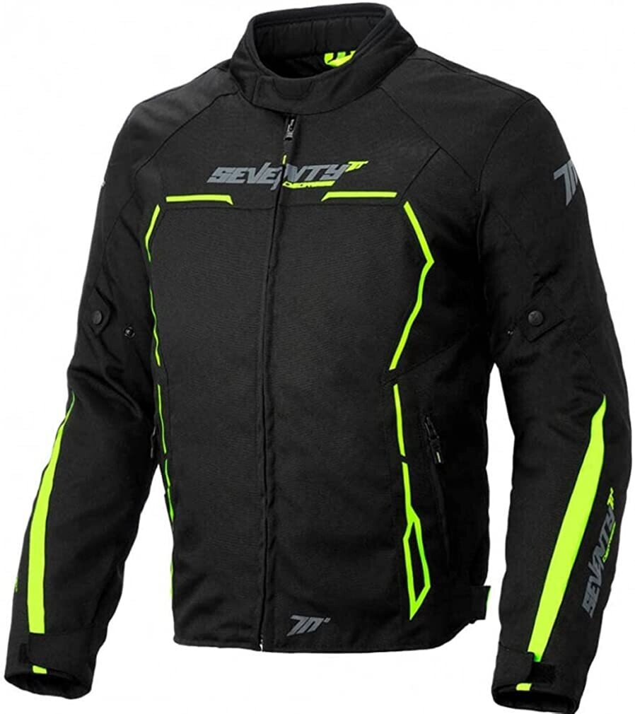 CHAQUETA SD-JR65 INVIERNO RACING HOMBRE NEGRA/AMARILLO FLUOR