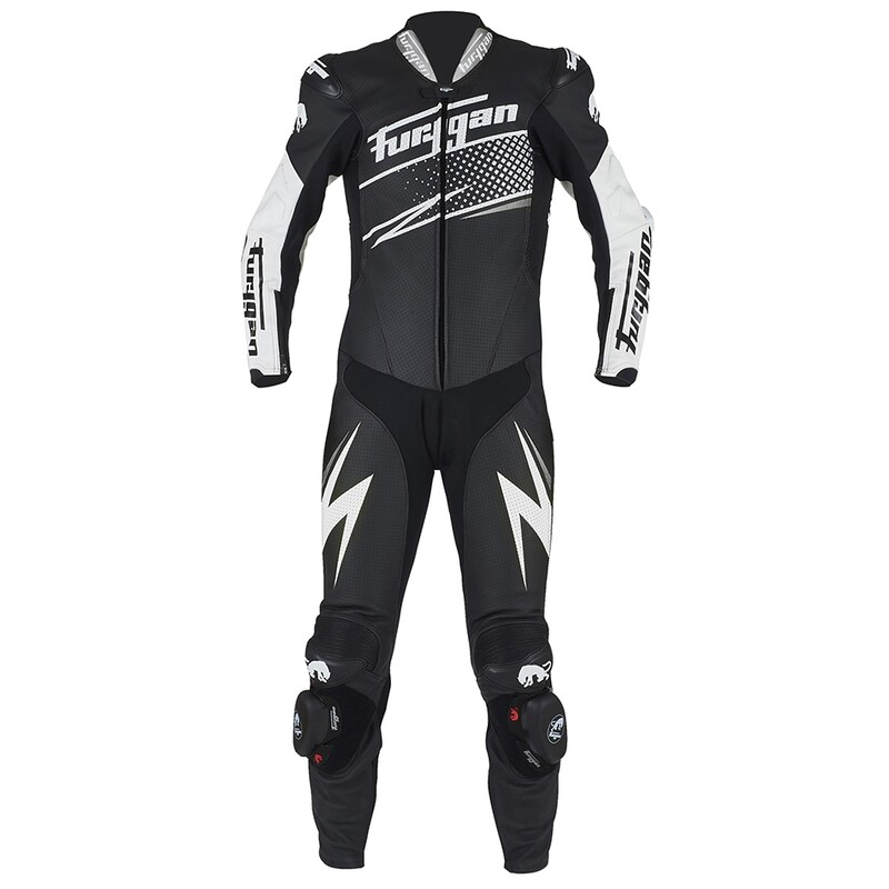 Furygan Full Raider Black White