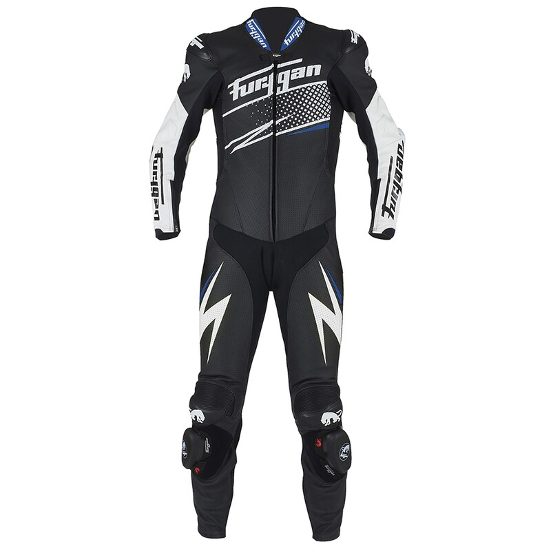 Furygan Full Raider Black White Blue