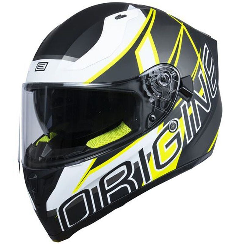 CASCO ORIGINE STRADA COMPETITION FLUO/YELLOW/BLACK MATT (ECE22.06)