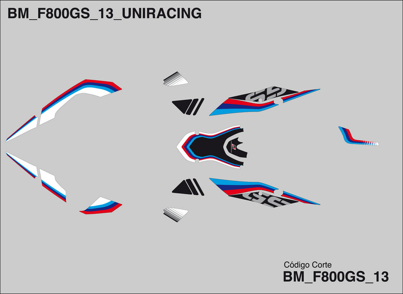 Kit adhesivos DECAL KIT BMW F800GS
