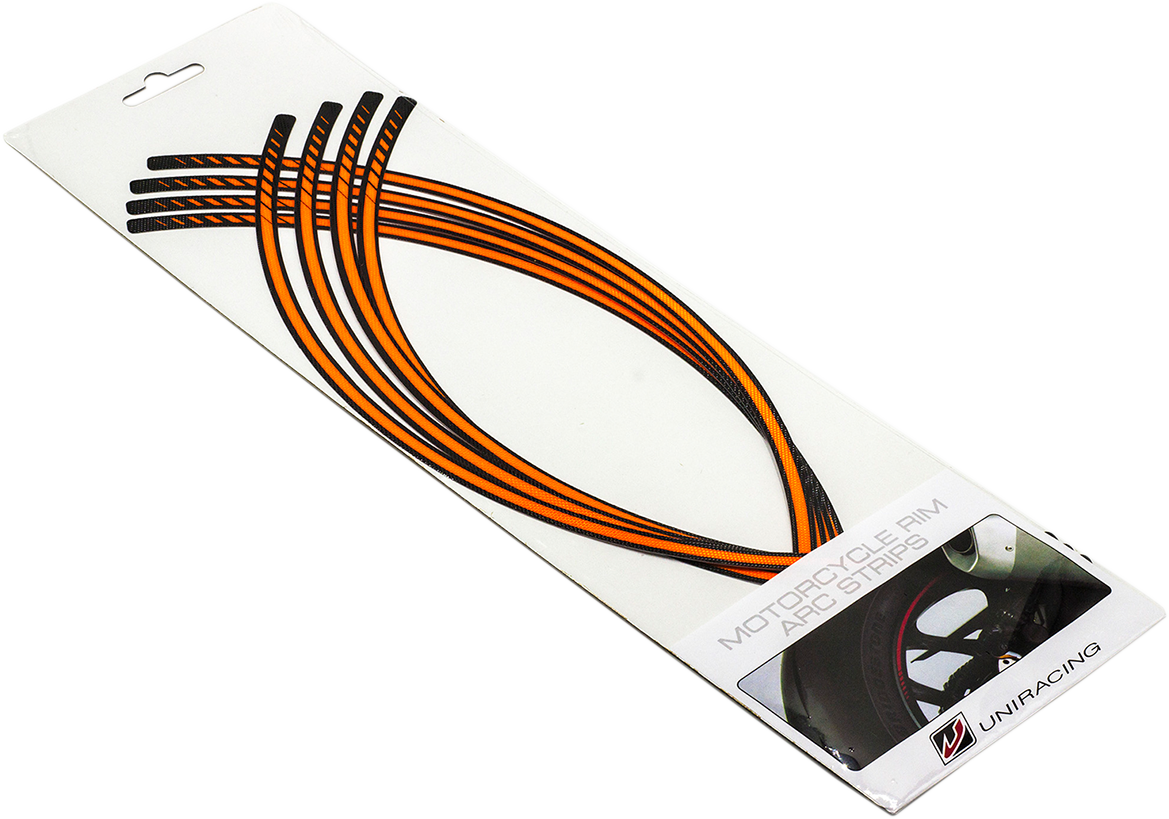 Embellecedor llanta naranja