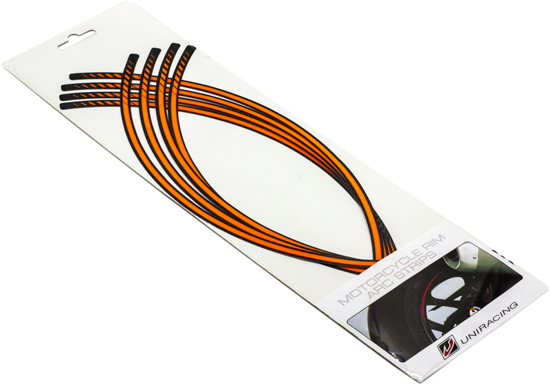 Embellecedor llanta naranja
