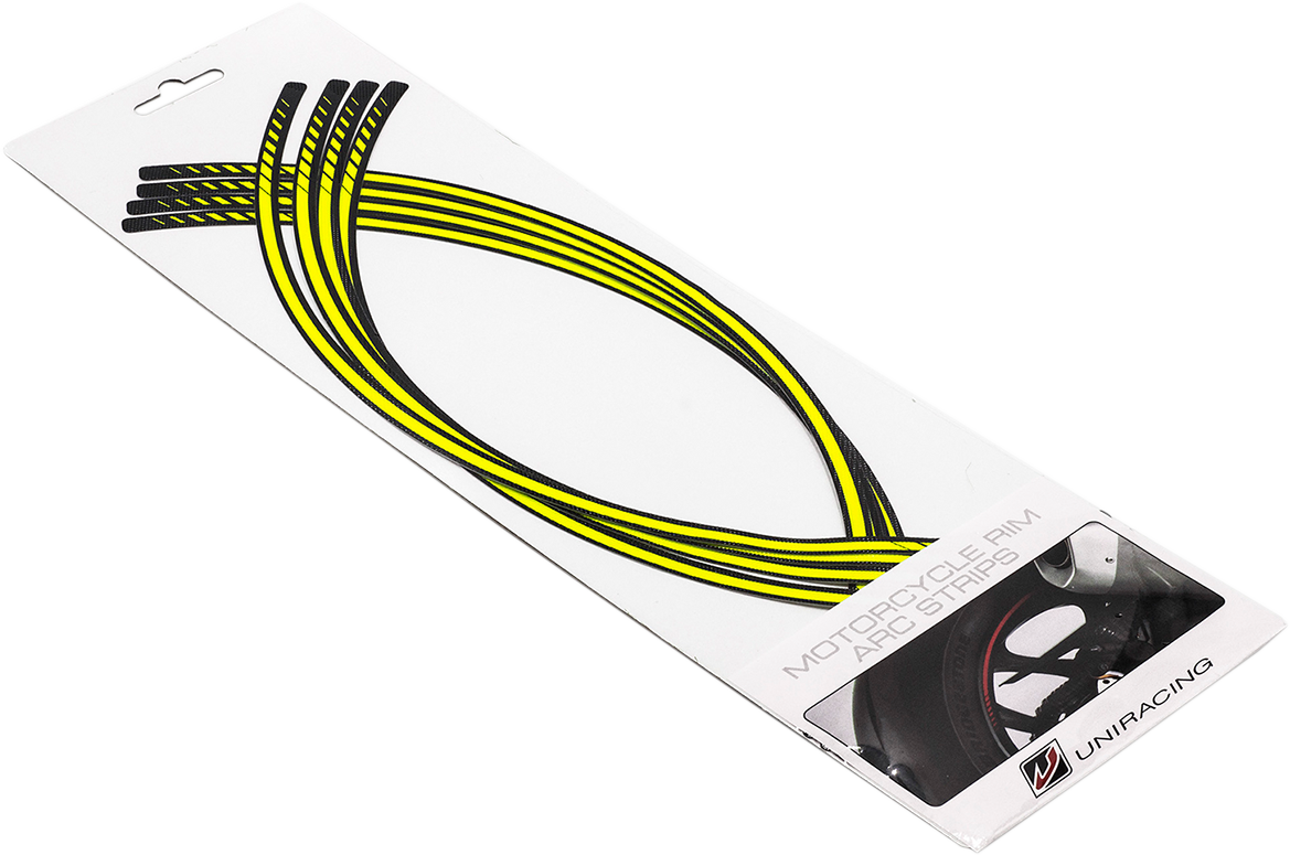 Embellecedor llanta amarillo