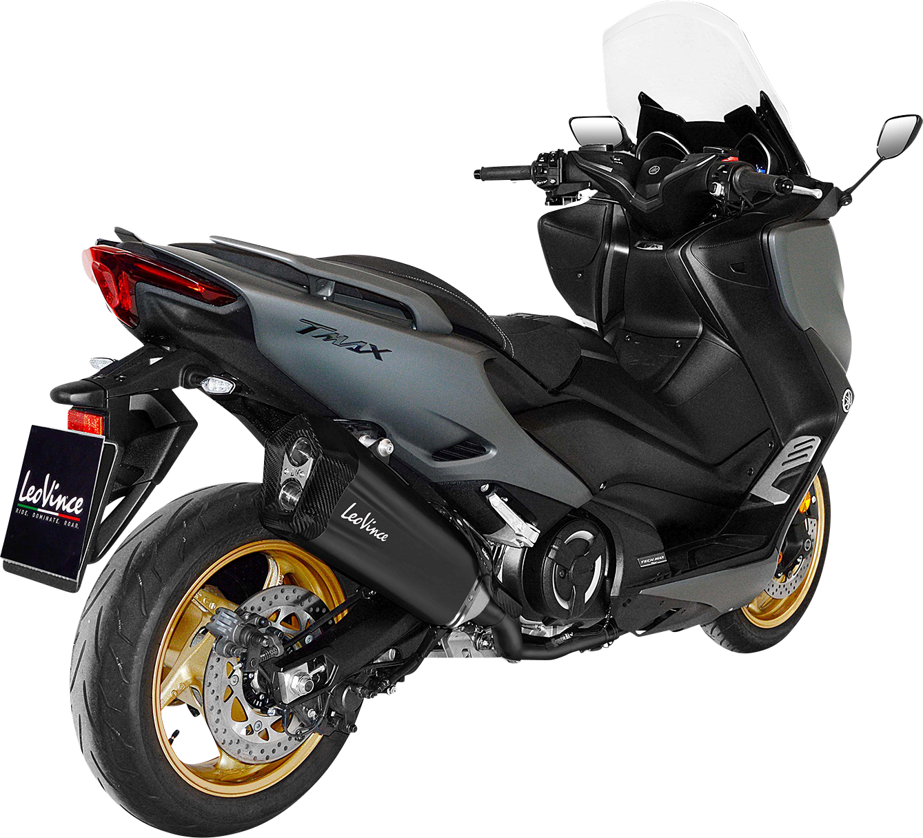 LV One Evo Black Edition Full-System Exhaust EXHAUST LV-12 FB SS 2/1 Y  T-MAX XP530