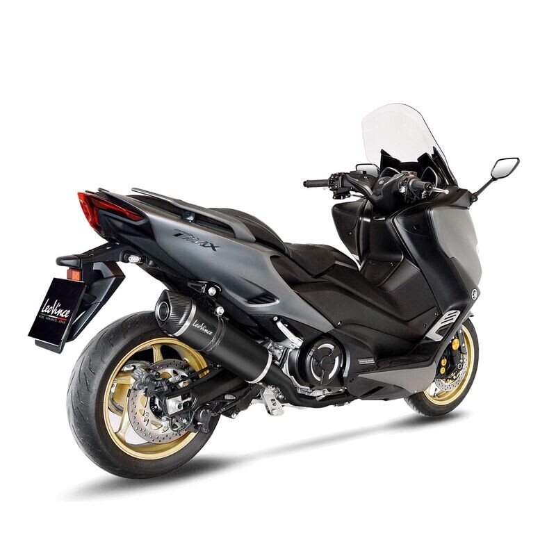 LV One Evo Black Edition Full-System Exhaust EXHAUST LV-12 FB SS 2/1 Y  T-MAX XP530/560 NO HOMO