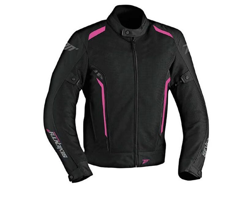 CHAQUETA SD-JT36 VERANO TOURING MUJER NEGRO/ROSA