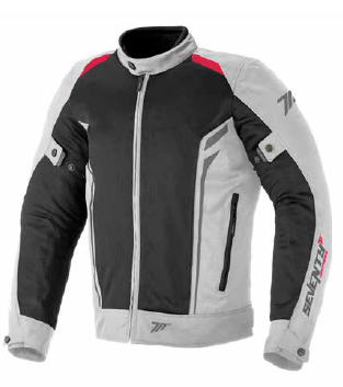 CHAQUETA SD-JT32 VERANO TOURING HOMBRE ICE/ROJO