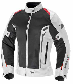 CHAQUETA SD-JT36 VERANO TOURING MUJER ICE/ROJO
