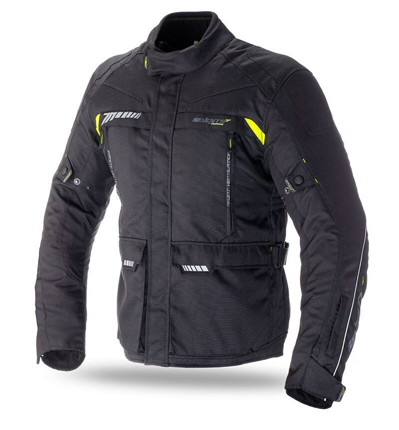 CHAQUETA SD-JT41 INVIERNO TOURING HOMBRE NEGRO/AMARILLO