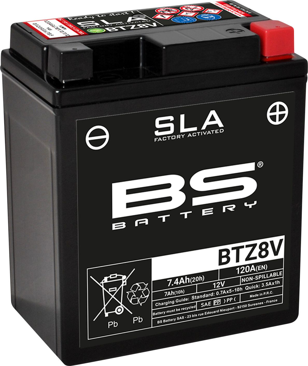 BS BATERIA BTZ8V SLA